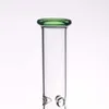 Pipa verde brillante Plataformas petrolíferas Pipa de vidrio Altura 29 cm con junta Pipas de agua para fumar de 18,8 mm Percolador de panal y percolador de paraguas
