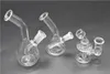 새로운 디자인 protable Dab Oil Rig Glass 봉 10mm / 14mm 여성 워터 파이프 Bongs Heady Rigs 미니 파이프 작은 유리 버블 러 Hookahs