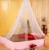 Partihandel Ny Hot 1pc Elegant Round Lace Insect Bed Canopy Netting Curtain Dome Myggnät över hela världen