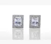 고급 하트 모양의 크리스탈 물 diamond14K 골드 귀걸이 신부 jewelryHigh 수준의 사각 크리스탈 물 다이아몬드 earrings14K 골드 귀걸이