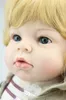 28 "big size capelli ricci biondi reborn baby doll baby vestiti modello Disegnato dall'artista bambola Ariana in vendita