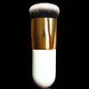 Новый дизайн Chubby Pier Foundation Brush Плоские кремовые кисти для макияжа Профессиональная косметическая кисточка для макияжа Бесплатная доставка