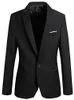 Atacado - masculino abetteric fit um botão blazer jaqueta