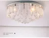 Lampadario di cristallo moderno Luci Lampada di cristallo a LED K9 Cristal Lampadario a sospensione in vetro Decorazione domestica moderna Telecomando 110V 220V