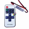 Delicate Single Color Remote Control Dimmer DC 12V 11Keys Mini Wireless RF LED Controller för LED Strip Light3117133
