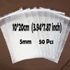 Hele 1020 cm 100 stcs 5 mm bellentas Bubble pack wrap voor het verpakken van verpakkingsschuim Emballage Bulles Bubble Pouch15438895