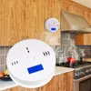 Högkvalitativ LCD-skärm Hem Säkerhet Säkerhet Co Kolmonoxidförgiftning Rökgas Sensor Varning Larm Detektor Kök