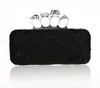 Dames handtas Dames avondtasje voor feestdag Koppelingen Knuckle Boxed Clutch Bag Kristallen clutch Cvening Bag voor bruiloften HQB1716219K