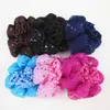 2016 Nouvelle Mode Cheveux Chignon Net Brillant Fille Femmes Chignon Couverture Snood Cheveux Net Ballet Danse Patinage Crochet Cheveux Accessoires 6 Couleurs