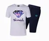 s-5xl FREE shipping New Summer Style set Printed Cotton Men T shirt suit Hip Pop Sport Brand Camisetas