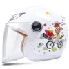 2017 Boys Girl Blue Children Open Face Motorcykel Yema Hjälm Moto Electric Bicycle Safety Headpiece Child Kids Motocross Helmets2399683