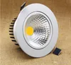 Faretti a led dimmerabili Plafoniere da incasso COB Faretti a led a montaggio superficiale sottile in alluminio pressofuso 5W 7W 9W 12W