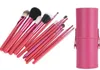 12st Makeup Brush Set+Cup Holder Professional Makeup Borsts Set Cosmetic Brushes With Cylinder Cup Holder