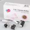 Micro Needle Operation 3 In 1 Micro Derma Roller With 180/600/1200 Needles Acne System