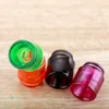 810 Spiral Drip Tip Colorful 810 Helical Spiral DRIPTIPS Högkvalitativ rökningstillbehör Luftflödesmunnstycke DHL gratis