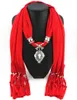 Newest Fashion Scarf Direct Factory Jewelry Tassels Scarves Women Beauty Head Necklace Scarves From China