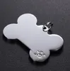 Dog Collar Stainless Steel Cat Tag Pet Charm Pendant Accessories ID Tag Name Telephone Anti-lost Pet Supplies