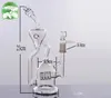 2022 Tree Recycler Triple Perc Glass Hookahs Wasserpfeifen Bubbler 14,4 mm Joint Hand Inline Ash Catcher Oil Rigs Pulse Glasbongs