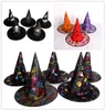 Halloween Witch Hats Caps Kostuums Cosplay Props Party Adult and Child Decorations Ornament Accessoires Prop Scary, 8 Item U kunt kiezen