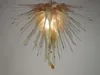 Super Luxurious Lamp Modern LED Flower Chandeliers Home Decor Lighting Hand Blown Murano Glass Romantic Pendant Lamps AC 110/120/220/240V