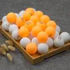 99pcslot amarelo e branco 3 estrelas 40mm bolas de tênis de mesa bolas de pingue-pongue1642119