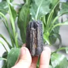 Целый 75 г натуральные черные турмалиновые хрустальные драгоценные камни Энергетическая чакра камня минеральные образцы гравия