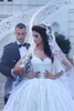 Amazing Said Amahad Wedding Dresses Lace Applique Ball Gown Bridal Gowns With Straps Saudi Arabic Dubai Wedding Vestidos Custom Made