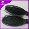 Free shipping 1 piece Professional Black plastic loop brush, Salon hair brush, nylon loop brush