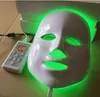 Maschera facciale fotodinamica a LED PDT Maschera per il ringiovanimento della pelle Acne Remover maschera di bellezza per il viso a led 7 colori luce a led