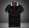 Brand Polos Mens Printed POLO Shirts Cotton Short Sleeve Camisas Polo Casual Stand Collar Male Polo Shirt