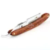 Wholesale STRAIGHT CUT THROAT SHAVING RAZOR +10 pcs Replaceable Blades New Arrival Hot Sale Free Shipping