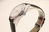 40mm haute qualité hommes montre mouvement automatique Cillinn cadran blanc bracelet en cuir mécanique Morno