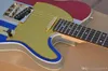 Custom Shop Buck Owen Limited Edition 1996 Red White Blue Big Sparkle Electric Guitar Gold Pickguard Golden Hardware