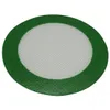 Non-kij silikonowy mata do pieczenia mata okrągła arkusz silikonowy zielony