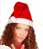 1200Pcs New Christmas Cosplay Hats Thick Ultra Soft Plush Santa Claus hat 28*37cm Cute adults Christmas cap Christmas Supplies