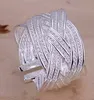 925 Sterling Silver Mesh Ring voor Vrouwen Open Ringen Kerstcadeau Bruiloft Goede Kwaliteit Mode Design