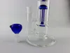 Big Glass Bong double 8 bras arbre perc dôme percolateur tuyau d'eau 18 pouces ont bongs dab rig