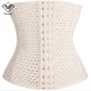 Waist Trainer Steel Boned Sexy Waist Training Cincher Body Thin Shapers Corset Girdle Training Tight Lacing Cincher