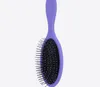 YÜKSEK QUANLITY Islak Kuru Saç Fırçası Ile Detangler Saç Fırçası Masaj Tarak Hava Yastıkları Combs Islak Saç Duş Fırçası B537