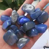 18 ~ 28 mm 200 g Natural Blue Agate Tumbled Stones Pocket crystal Stones Wholesale Reiki Healing