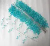 20pcs 30cm Crystals 꽃다발을위한 화환 화환 웨딩 Brida 헤어 장소 장식 New260g