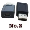 Wholesale 500pcs/lot USB 2.0 A type male to Mini 5pin USB B type 5pin female Connector Adapter convertor