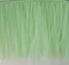 Tutu Table Decoration for Weddings Invitation Birthdays Baby Bridal Showers Parties Tulle Table Skirt free shipping WQ19