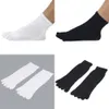 Gros-2016 1 Paire Hommes Coton Sport Antibactérien Santé Cinq Doigts Toe Soins Des Pieds Chaussettes Vente Chaude