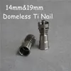 gr2 Titannägel 14 mm 19 mm Domeless weiblicher Titannagel Universal Domeless Titannägel bequemster Ti-Nagel