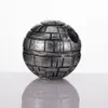 Cool!Landmine BOMB styled grey round Zinc Alloy Herb Grinder for Smoking.Quality as Pokeball mon Herbal Grinder Metal