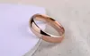 Never fading Titanium lovers 6mm thick ring real rose gold plated finger ring men women wedding ring USA SIZE