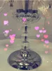 H60cm 7 arms Kristal Mumluk Mumluk düğün Centerpiece çiçek Vazo Mumluk kristal şamdan
