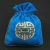 Kleine grote katoenen linnen sieraden pouch geschenk tassen chinese stijl geborduurd vreugdevolle decoratieve ambachtelijke verpakking tas lavendel sachet pack