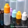 PE Soft Ejuice Бутылка 1/3 унции полупрозрачные 10 мл пластиковые бутылки с капельницей с детской защитой